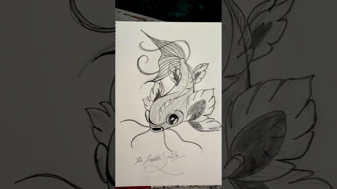 Flowing with Grace | fish art 