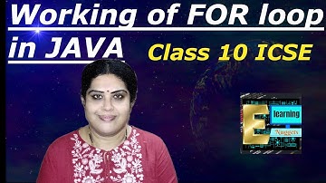 Class 10 ICSE Java | Computer  Applicatios | Working of for loop in java| Very Important concept