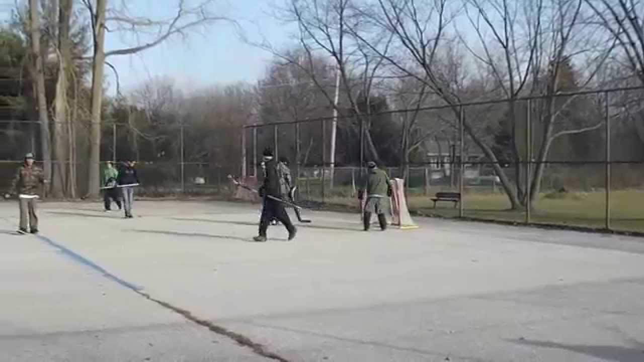 walpole island road hockey / The Big Hit