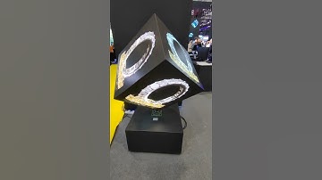 Rotatable Magic Cube LED Display Screen with Amazing Visual Effects！ #ledscreens #leddisplay