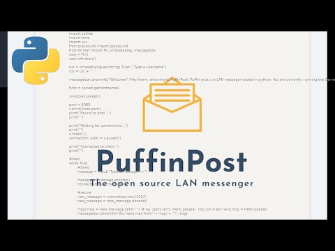 Coding a Messenger app (free download) - Python DevLog