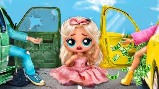 Rich Barbie and Broke Ken \/ 32 DIYs for LOL OMG