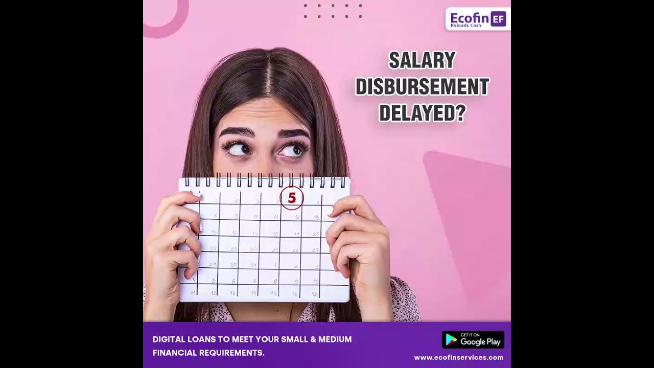 Ecofin reload Cash loan Rs.50,000/- Personal Loan Apply Online | salary delay | Salaried Employees