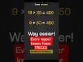 These tricks work in school, exams, and daily life #maths #factfluency #mathfactfluency #mathtricks