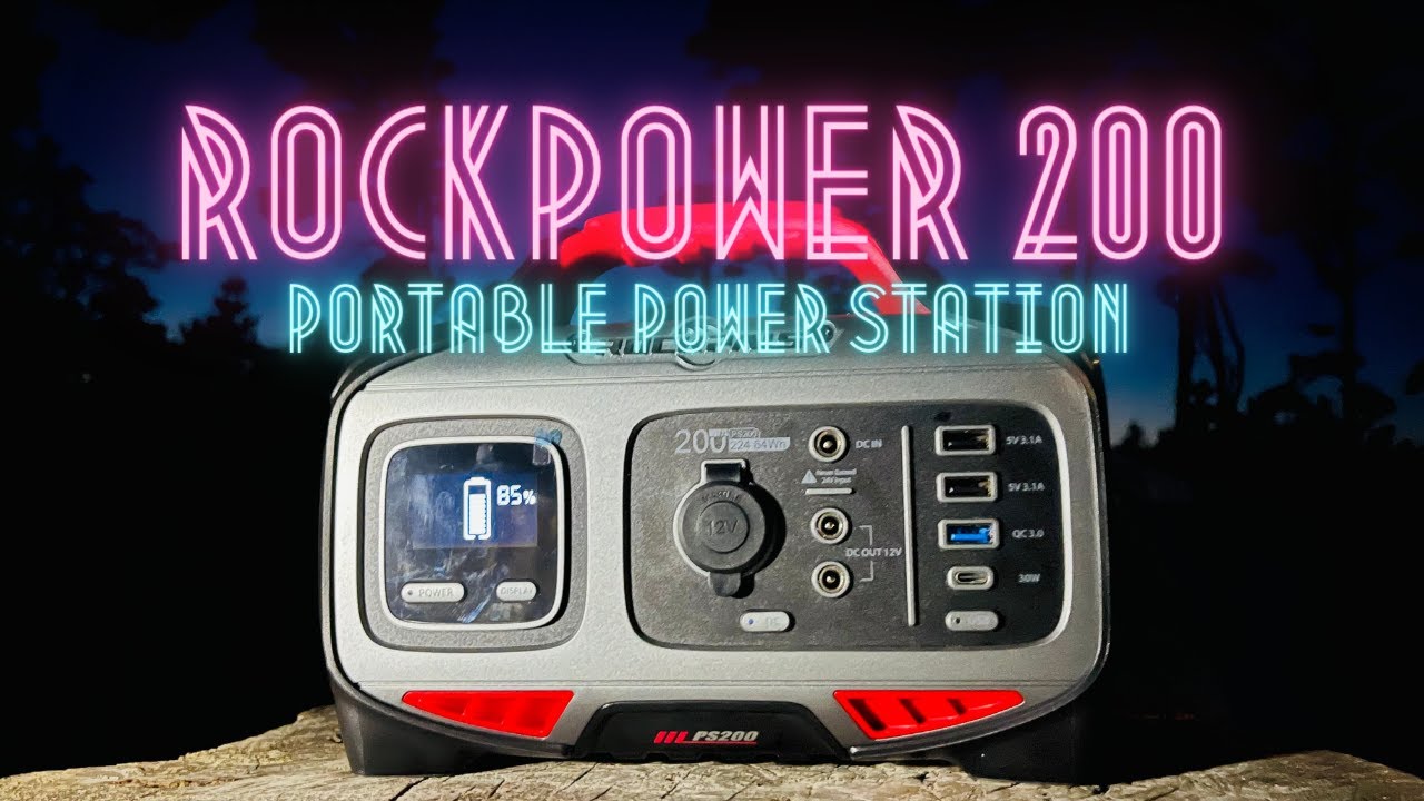 NEW Rockpals Rockpower 200 Power Station! | Unboxing, first impressions, walkthrough, testing, etc!