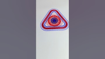 Spirograph drawing art part 11 #art #satisfying