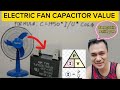 HOW TO CALCULATE CAPACITOR VALUE FOR ELECTRIC FAN (TAGALOG)