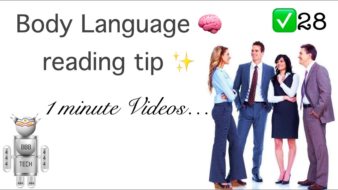 🧠 Body Language reading tip BB8Tech 28 YouTube