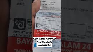 bayar saman parking MBSA
