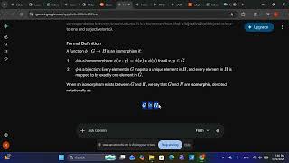Algebric Structures Homomorphism and Isomorphism