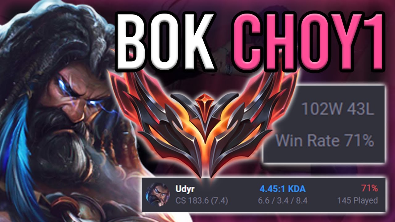 Bok Choy1 | 70% WR Grandmaster EUW Udyr OTP | S13 Montage #1