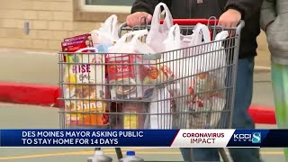 Stay home, stay healthy: Des Moines mayor urges residents to stay home