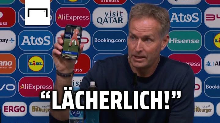 Dänen-Trainer zeigt Szene am Handy und poltert gegen VAR! 😡🇩🇰 | Deutschland 2:0 Dänemark