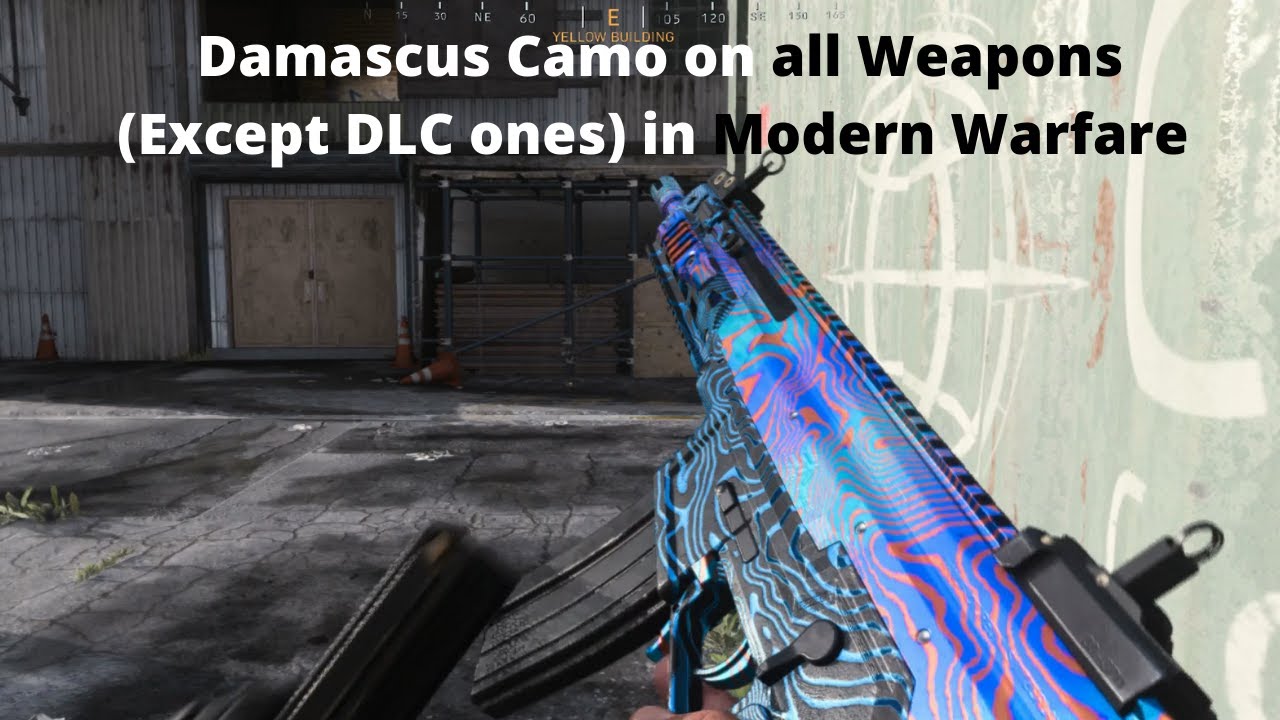 Damascus Camo on all Weapons (Except DLC ones) in Modern Warfare YouTube