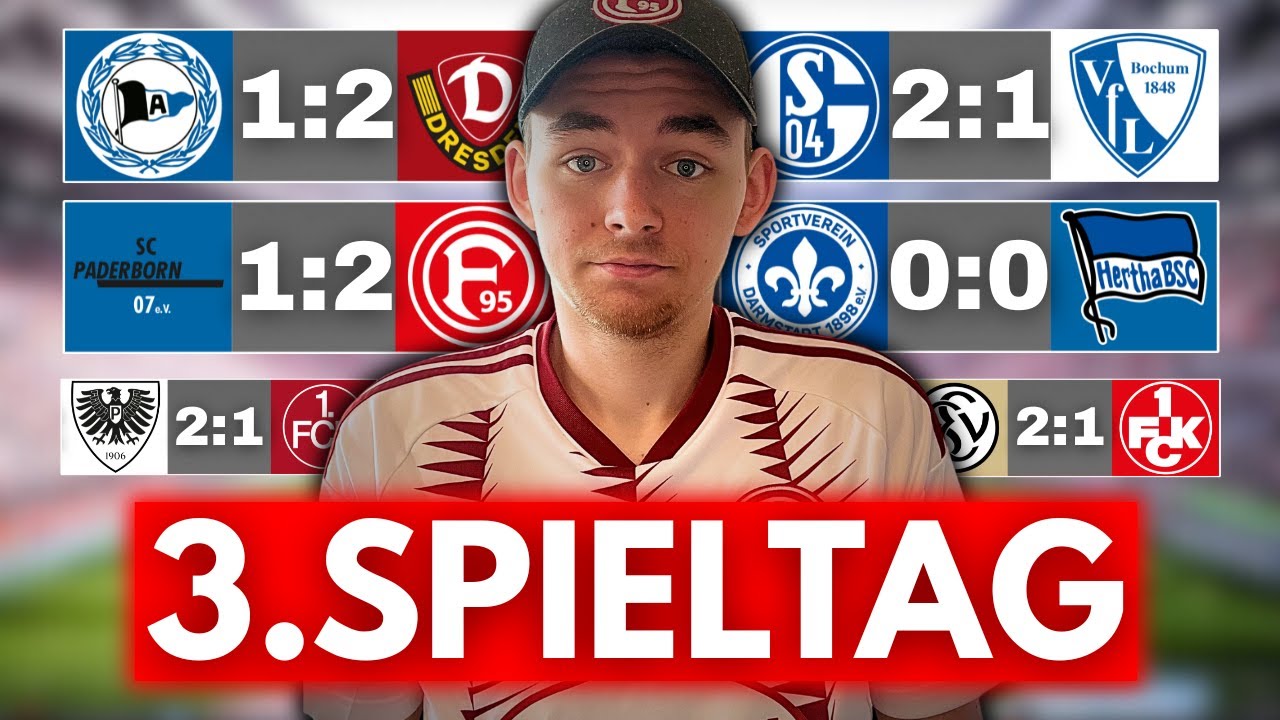 DRESDEN PER FALLRÜCKZIEHER 😱🔥 | MEIN FAZIT ZUM 3. SPIELTAG DER 2. BUNDESLIGA 🧐⚽️