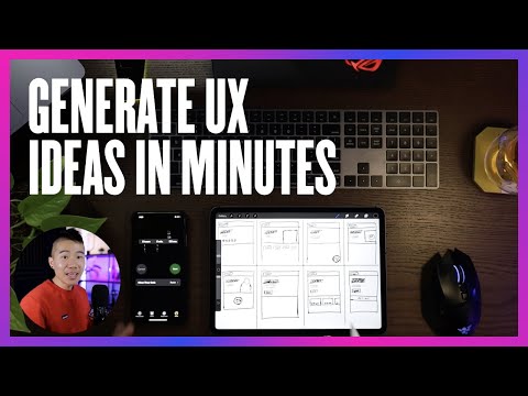 UX Design Framework: Crazy 8s (Single & Team Examples)