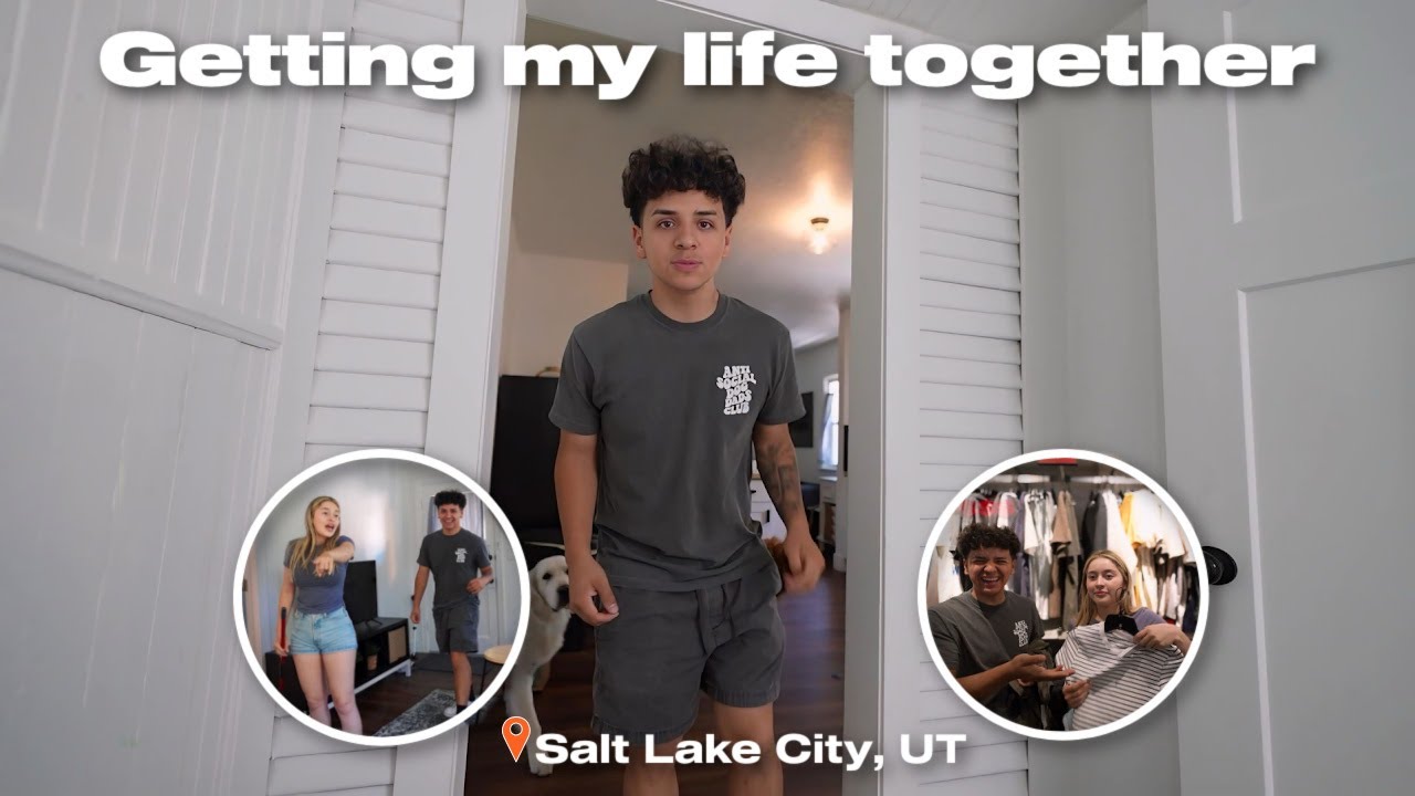 Living in a NEW CITY with my girlfriend | Day in my life, grocery shopping, and organizing