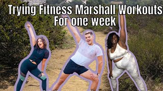I tried Fitness Marshall Workouts for one week |  Fitmas Ep. 4 | dance workouts for weight loss