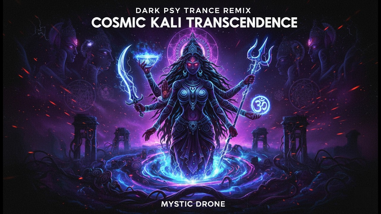 Dark Kali Awakening 🔥 Dark Psy Trance Remix 150 BPM | Hindu Cosmic Ritual Goa Festival Mix 2026