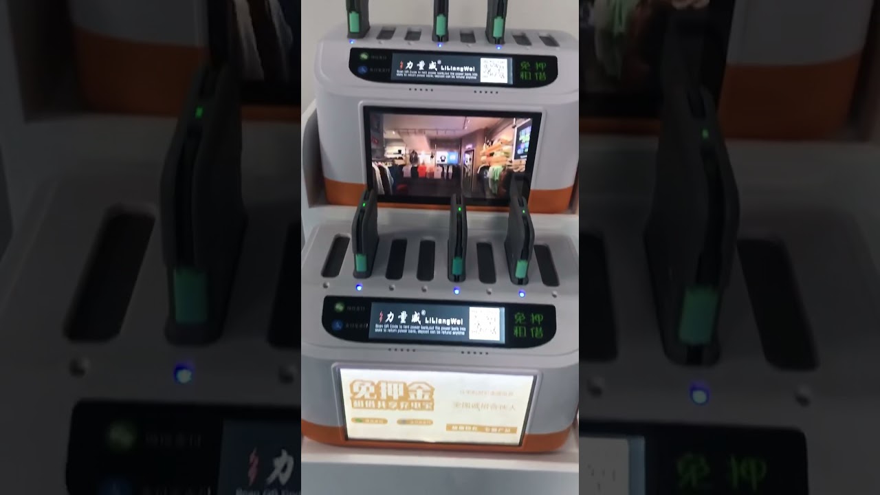 High quality screen display for power bank advertising vending machine