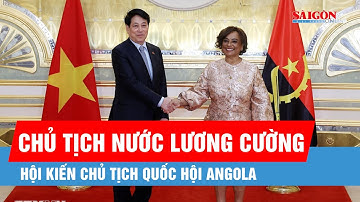 Chủ tịch nước Lương Cường hội kiến Chủ tịch Quốc hội Angola
