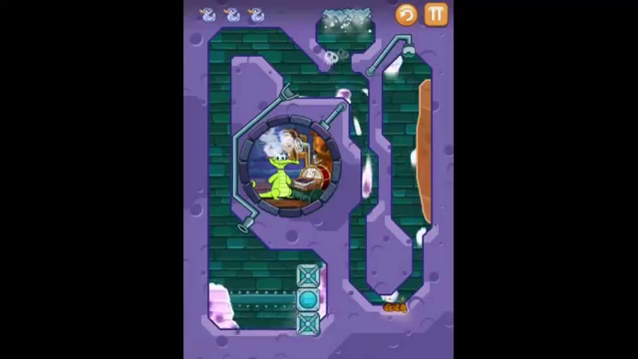 Where's My Water Allie Level 2: Tuning In 3 Ducks Walkthrough