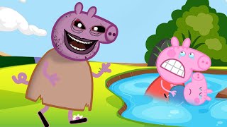 Zombie Apocalypse : Giant Zombies Attack Peppa Pig | Peppa Pig Funny Animation