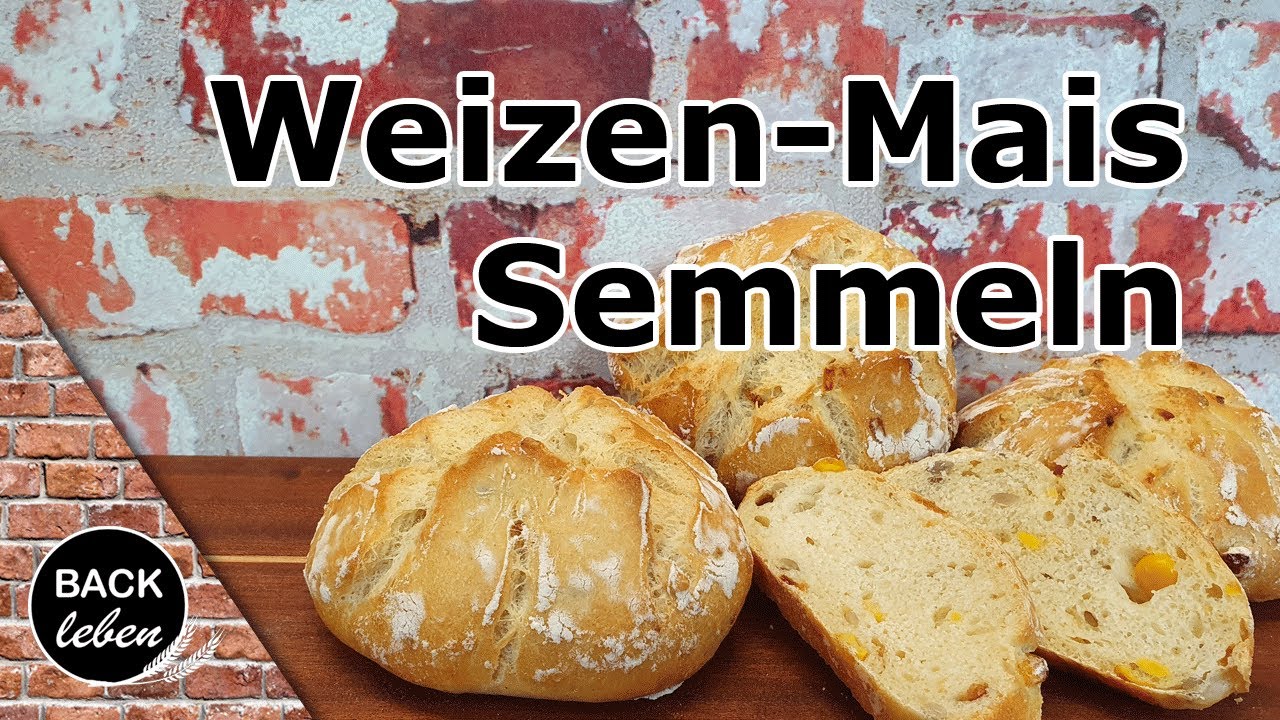 Weizen-Mais Semmeln  // Rustikal und lecker