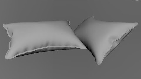 How to model a 3D Pillow in Maya