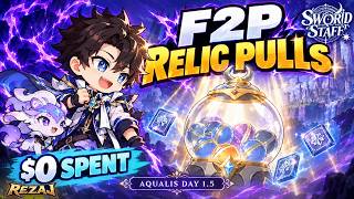 Spending My Saved Dawnium on Relics | Sword x Staff F2P