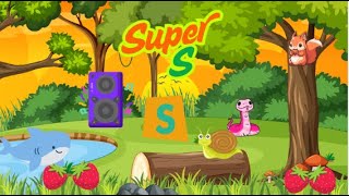 Super S! (The Alphabet Song) Letter S. KIDS SONG. ABC Song. Letter S Song