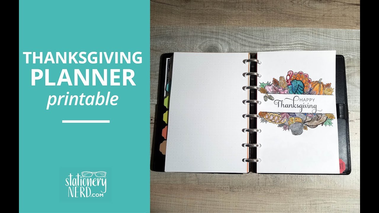 Thanksgiving Planner Pages