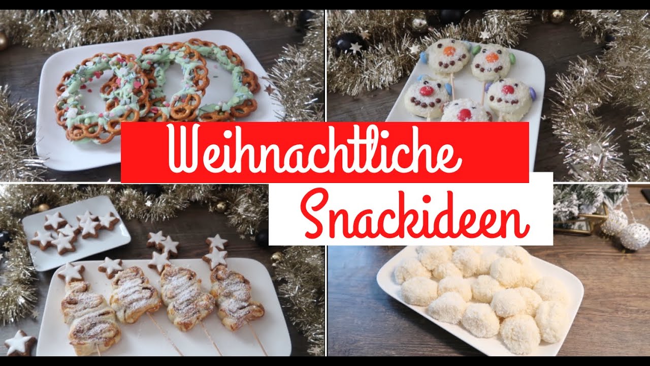 7 SCHNELLE WEIHNACHTS SNACKS| SCHNELL & SUPER EINFACH| Fräulein Jasmin