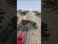 Realistic Highway Car Crashes #80 | BeamNG.Drive