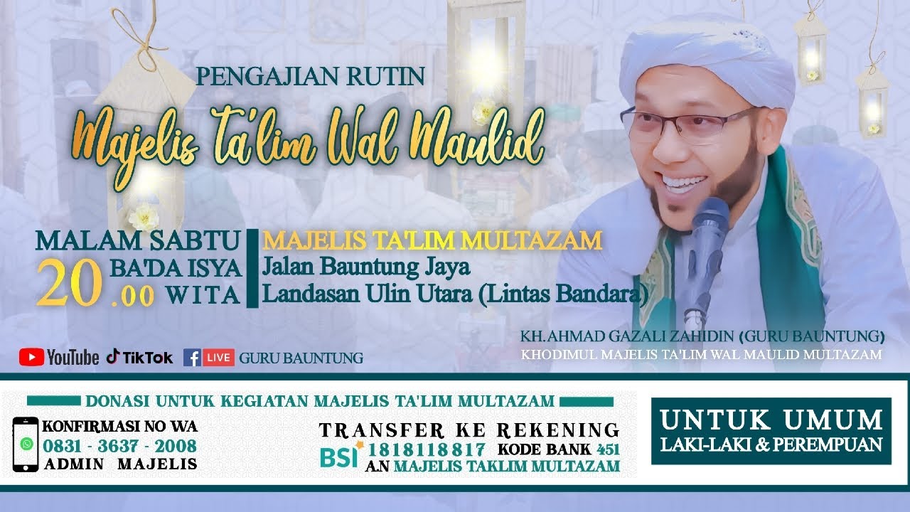 🔴[LIVE] 09/01/2026 | Majelis Multazam - Pembacaan Maulid,Kitab Mathali'ul Masarrat & Senjata Mu'min