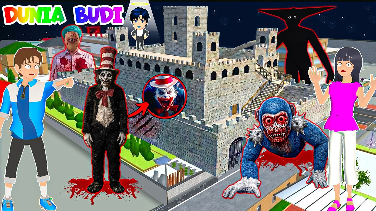 Yuta Mio Buat Benteng Raksasa Paling Aman Dari MONSTER CAT, LETHAL APE Di Kota Sakura😱