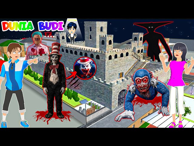 Yuta Mio Buat Benteng Raksasa Paling Aman Dari MONSTER CAT, LETHAL APE Di Kota Sakura😱
