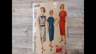 Sewing Pattern Journal Flip Through, only 1 available, Sewing Theme Junk Journal