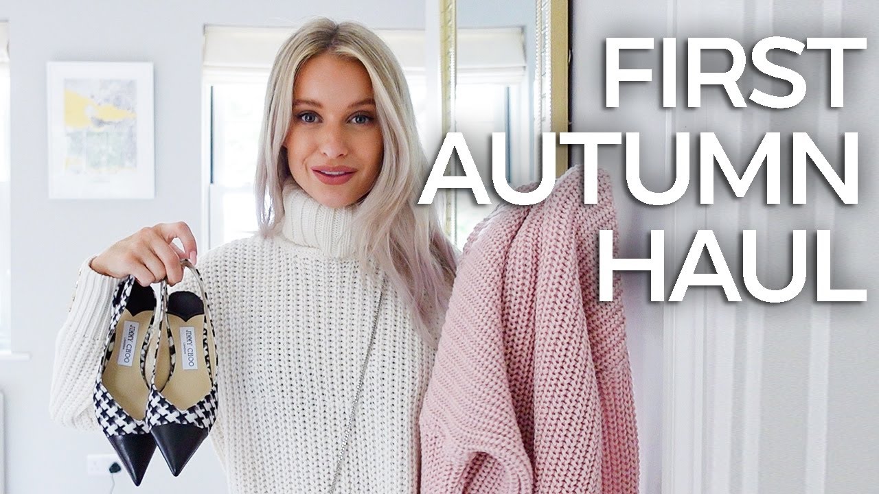 First Autumn Haul, Cosy Knits & Autumn Photoshoot BTS | Inthefrow