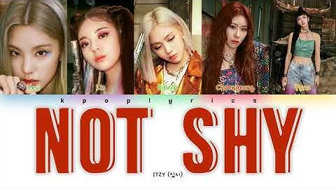 ITZY (있지)- Not Shy Color Coded Lyrics Han|Rom|Eng