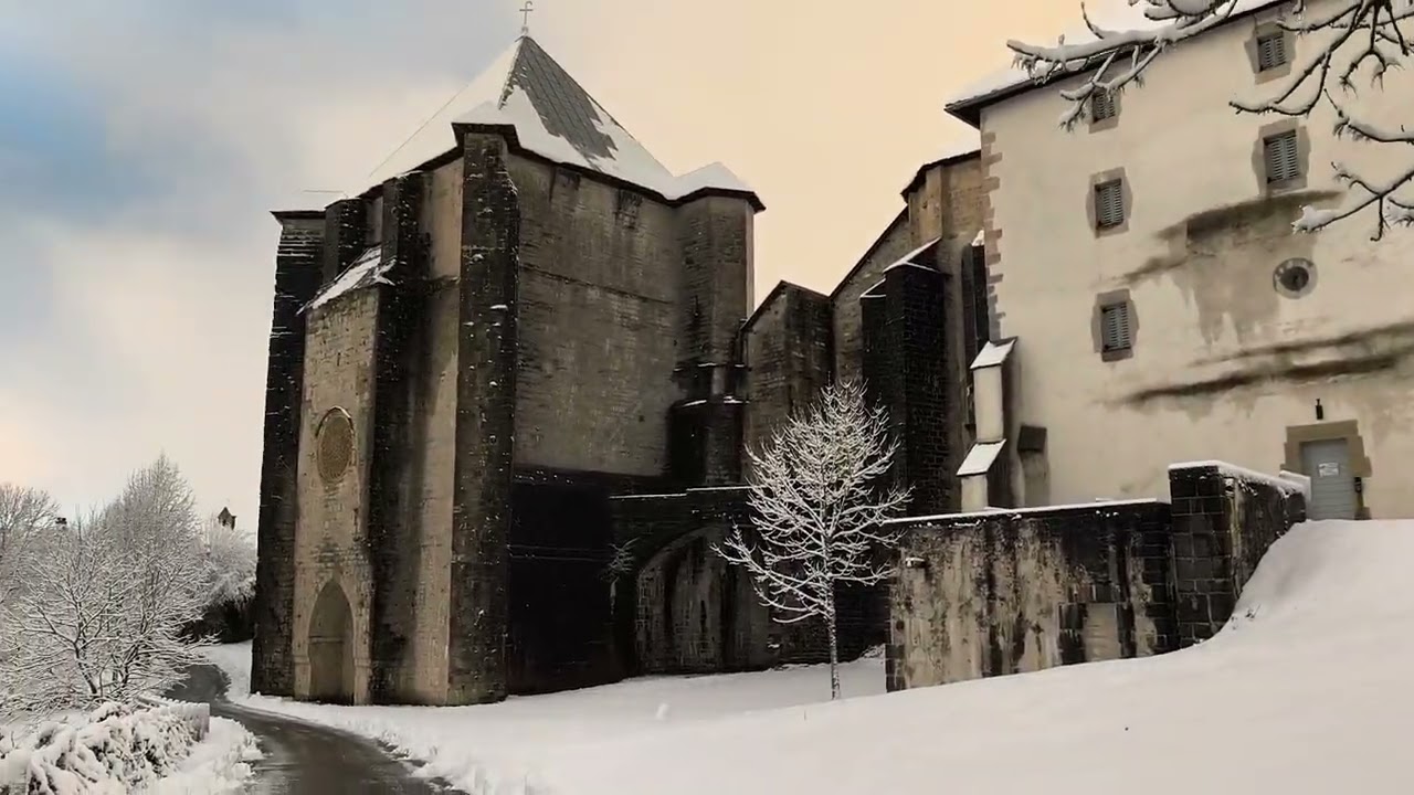 RONCESVALLES. NEVADA DEL 26 DE NOVIEMBRE. 8:45 de la mañana.