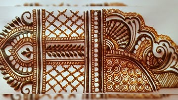Mehndi design class 94 :- how to start bridal mehndi design step by step