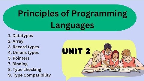 Data types || unit 2 || Principles of Programming Language