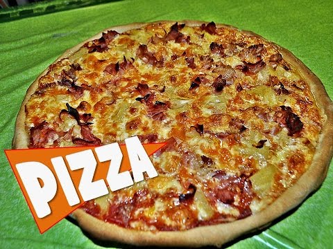 Como hacer PIZZA / How to make Hawaiian Pizza Recipe