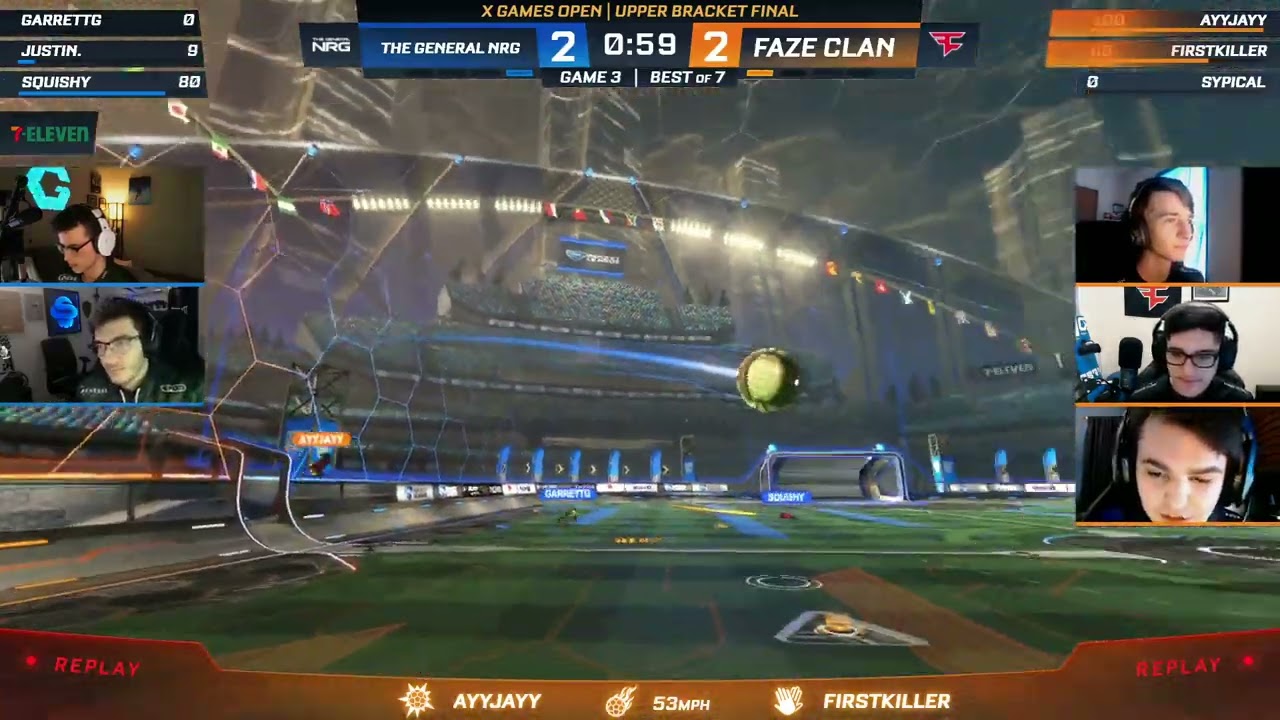 AyyJayy hits a top corner shot to tie the game | RLCS 2021-2022 Winter Regional 1