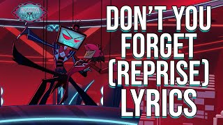 Dont You Forget reprise S from Hazbin Hotel Christian Borle U0026 Amir Talai