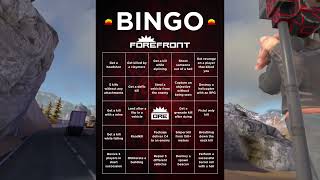 Doing the forefront bingo challenge (I had to redo do it so much)