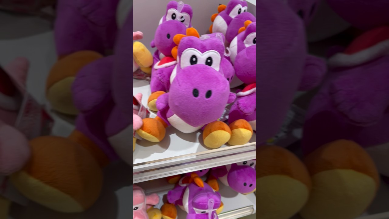 Discover the Unique Colors of Yoshi Plushies at Nintendo Store!!