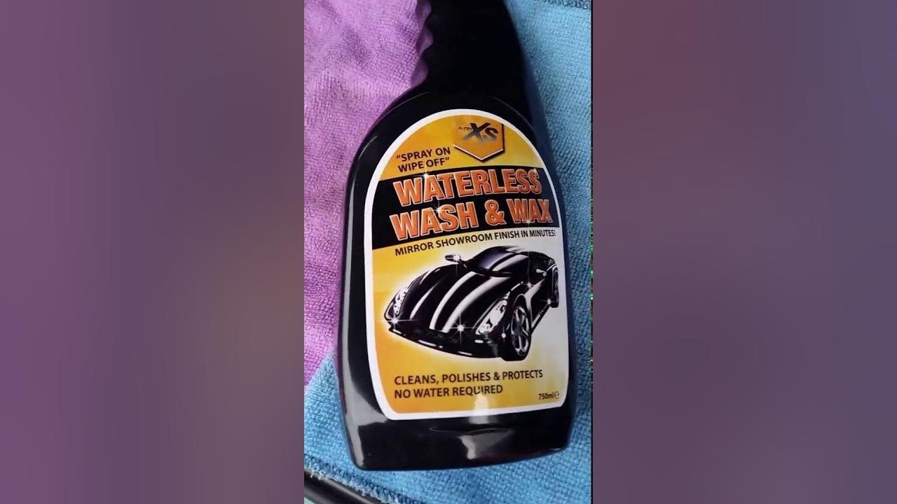 How to wash your car with waterless product? ALDI XS wash and wax