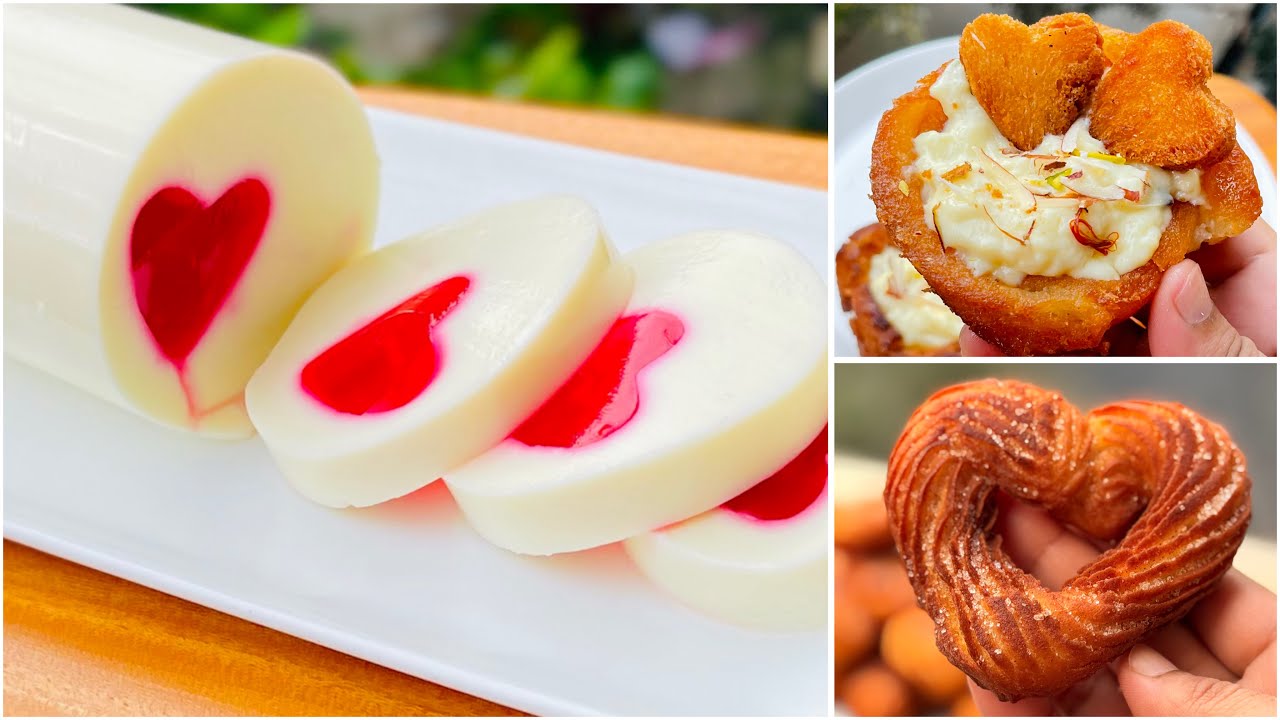 Valentine’s Day Special ❤️ ভীষণ মজার ৩টি ডেজার্ট রেসিপি | Easy Arabian Dessert Recipe | Sweet Recipe